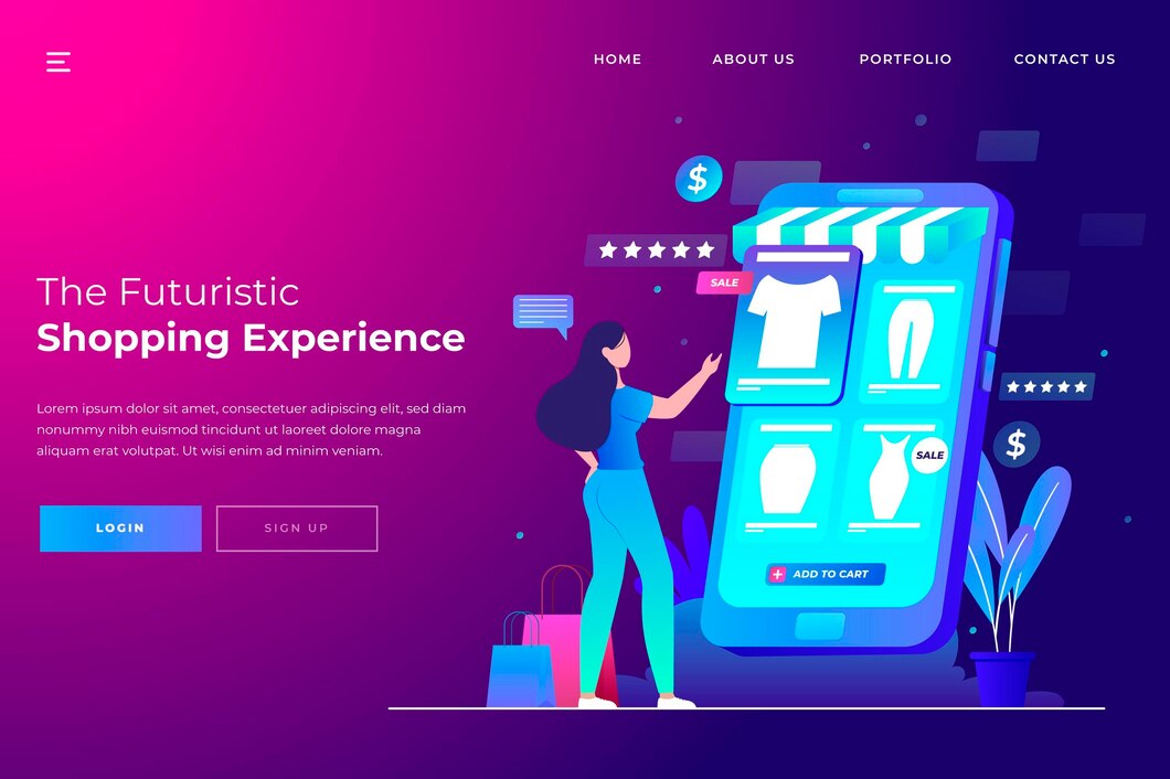 Futuristic Shopping App